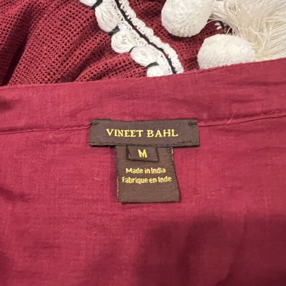 Anthropologie Vineet Bahl Nisha Peasant Top M - Picture 5 of 8